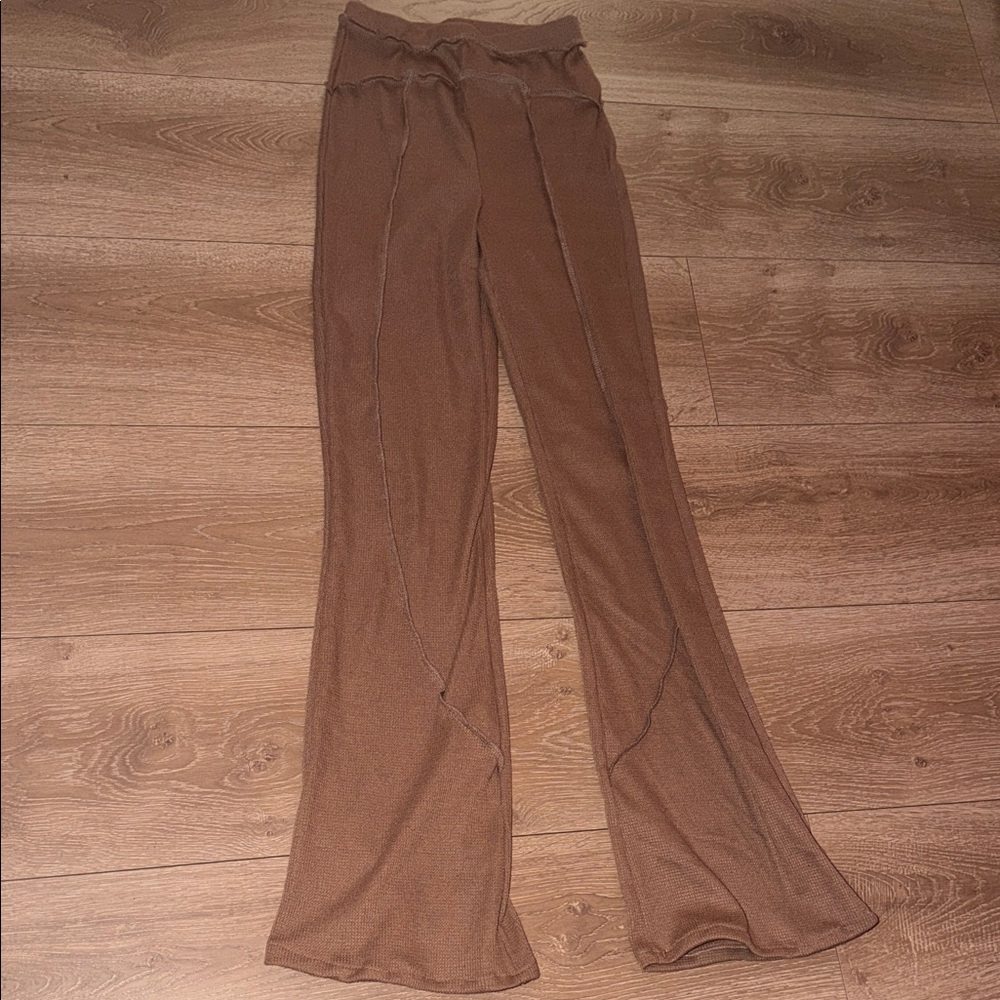 Fashion Nova Brown Flare Pants